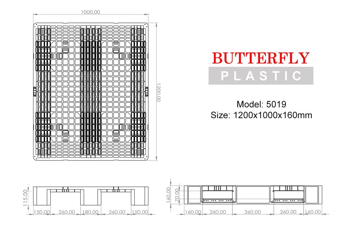 plastic pallet for racking
