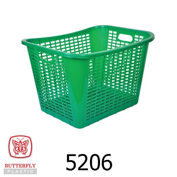 plastic laundry basket