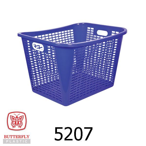 plastic laundry basket