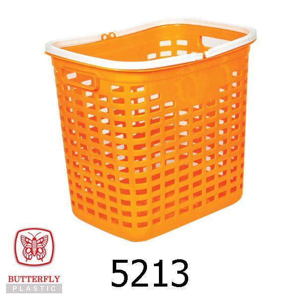 plastic basket with handle