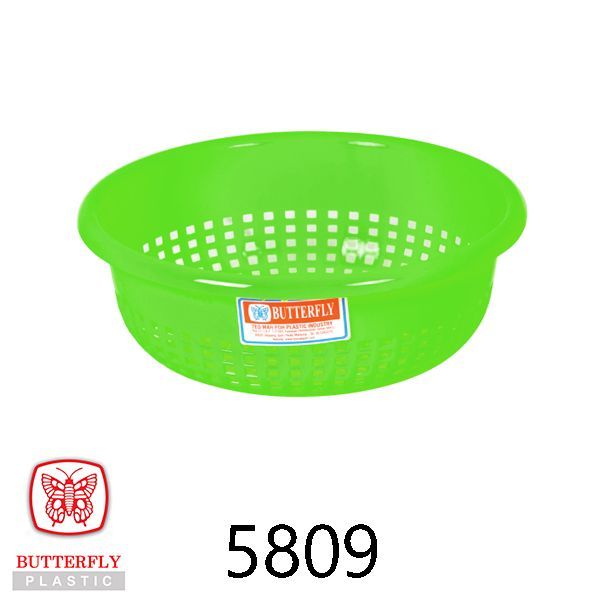 plastic round basket