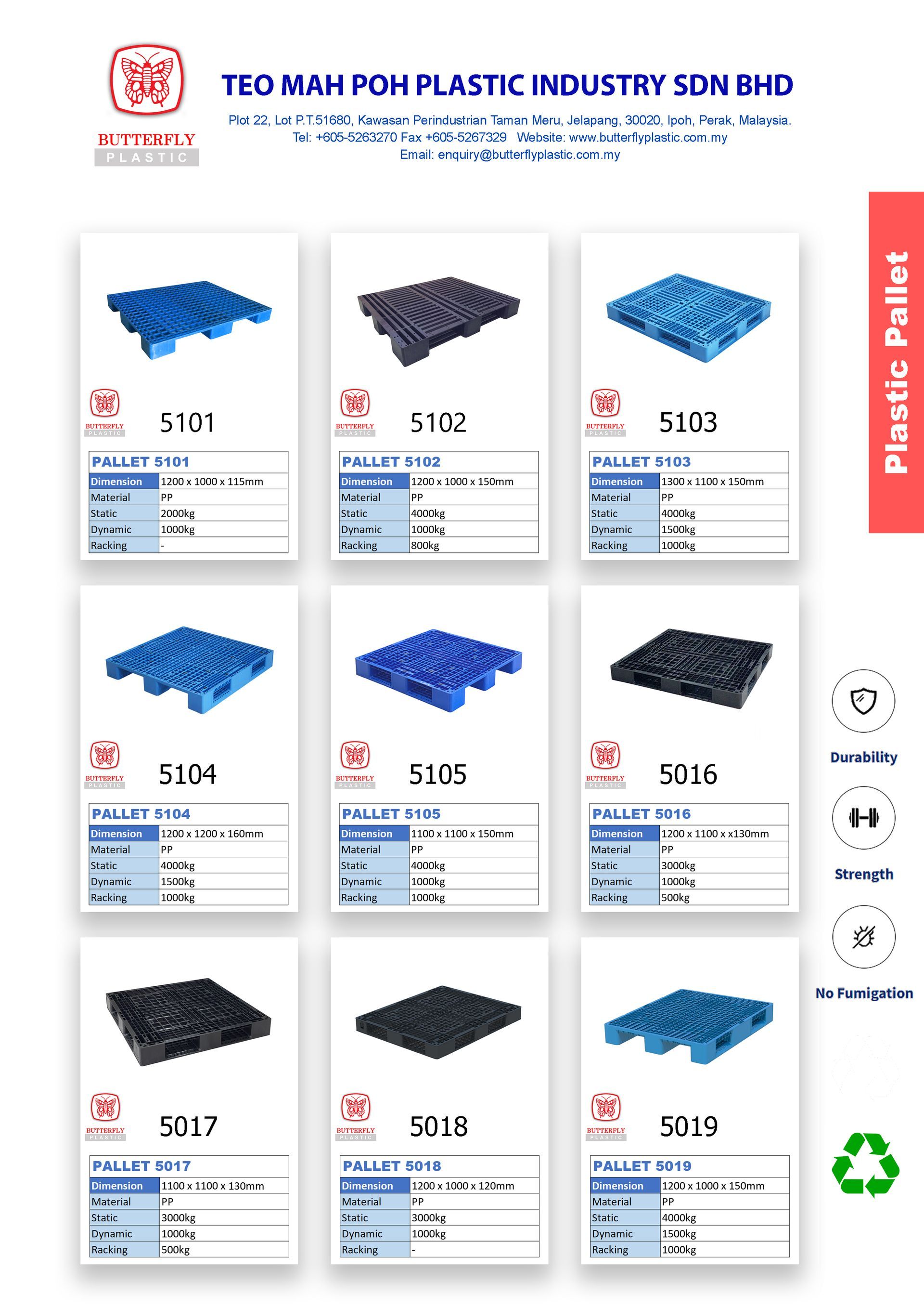 plastic pallet catalog