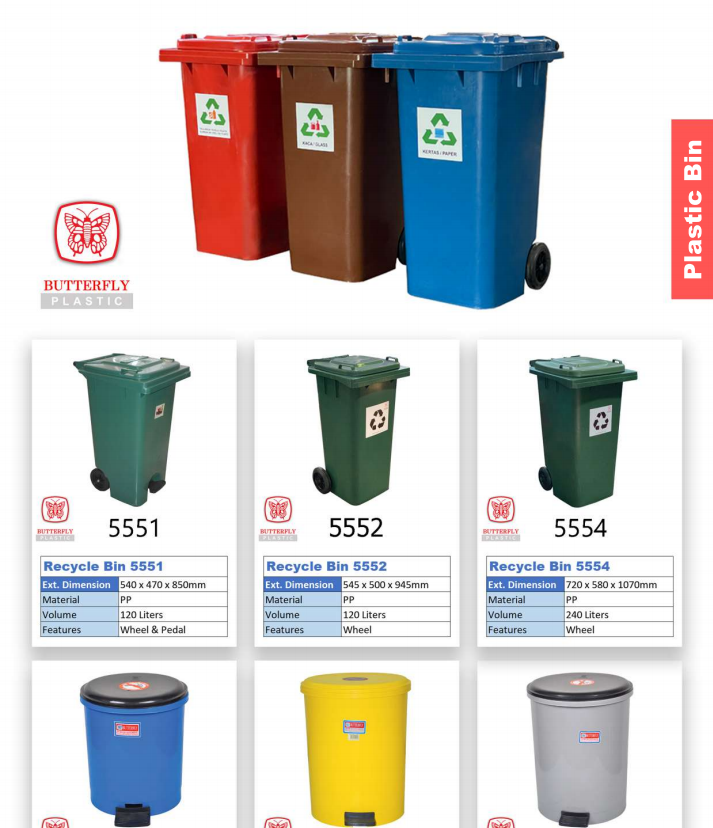 Plastic Recycle Bin Catalog