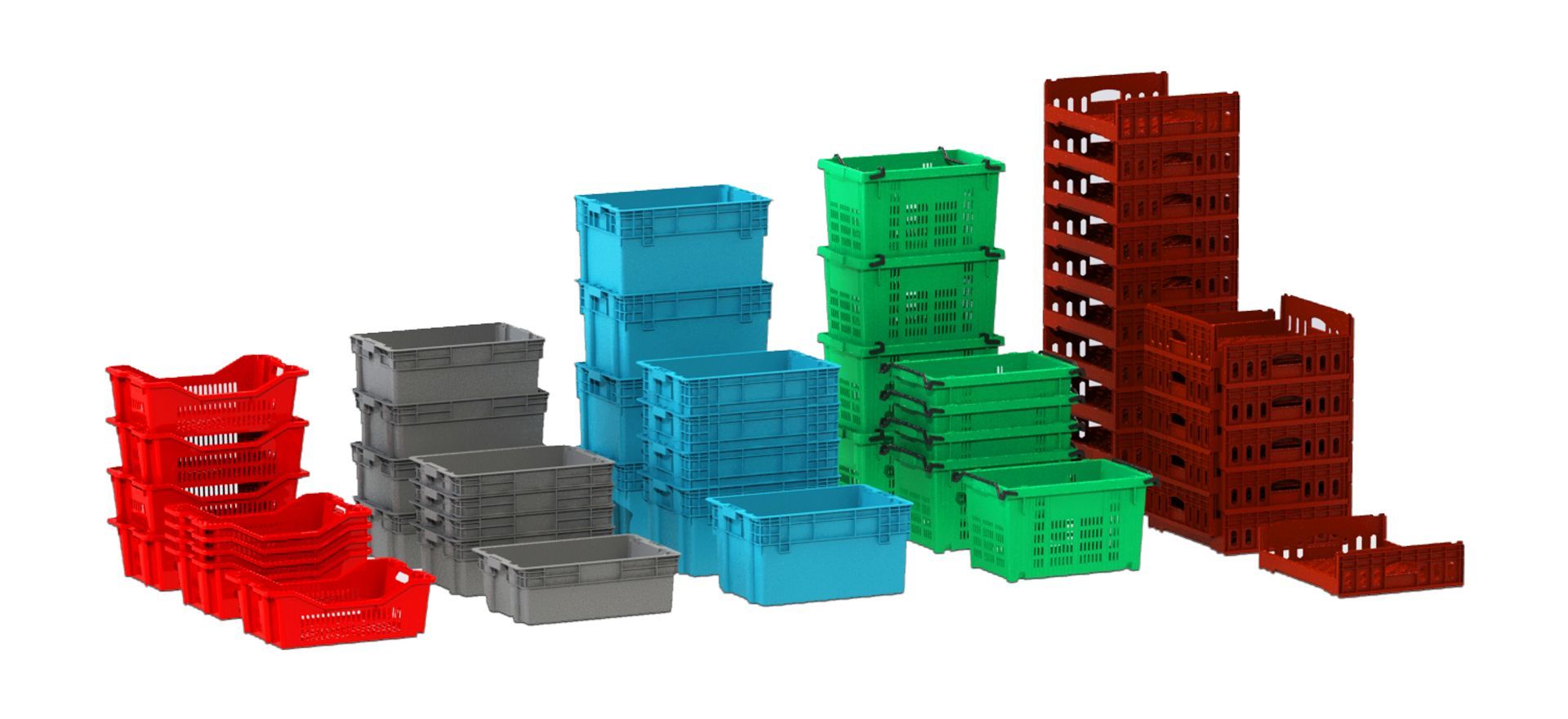 stack and nest containers