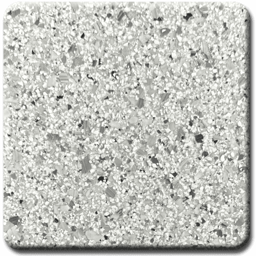 Square tile with a speckled pattern of tan, brown, black, and red flakes.