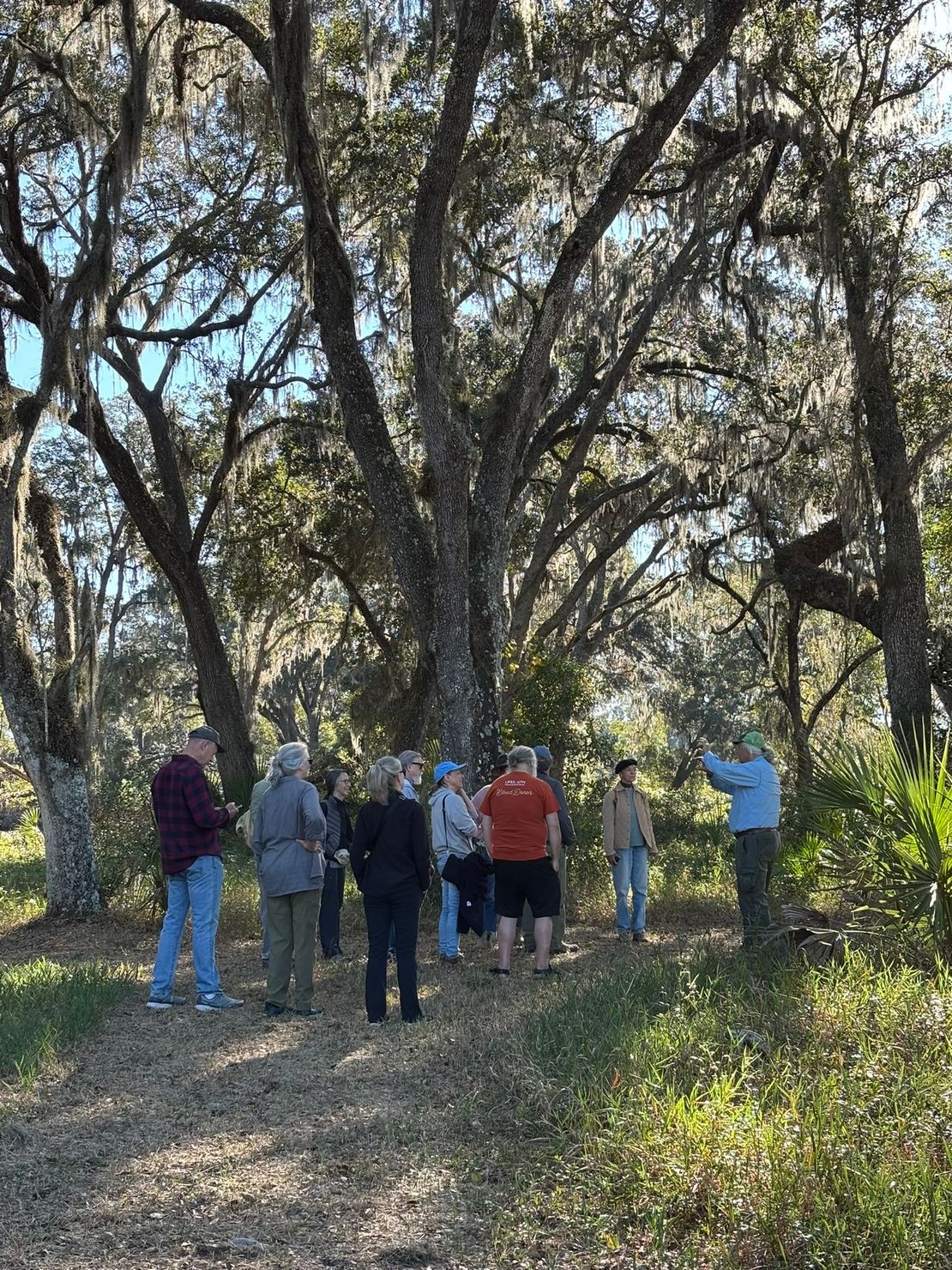 Nature trail guided walk.