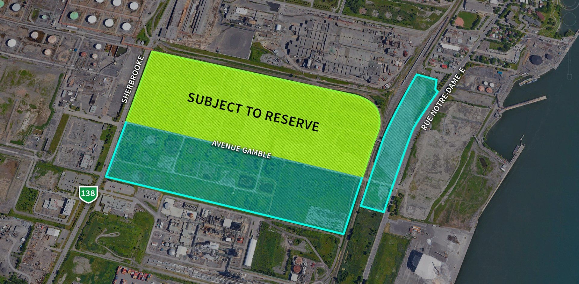 Notre-Dame Parcel Subject to Reserve