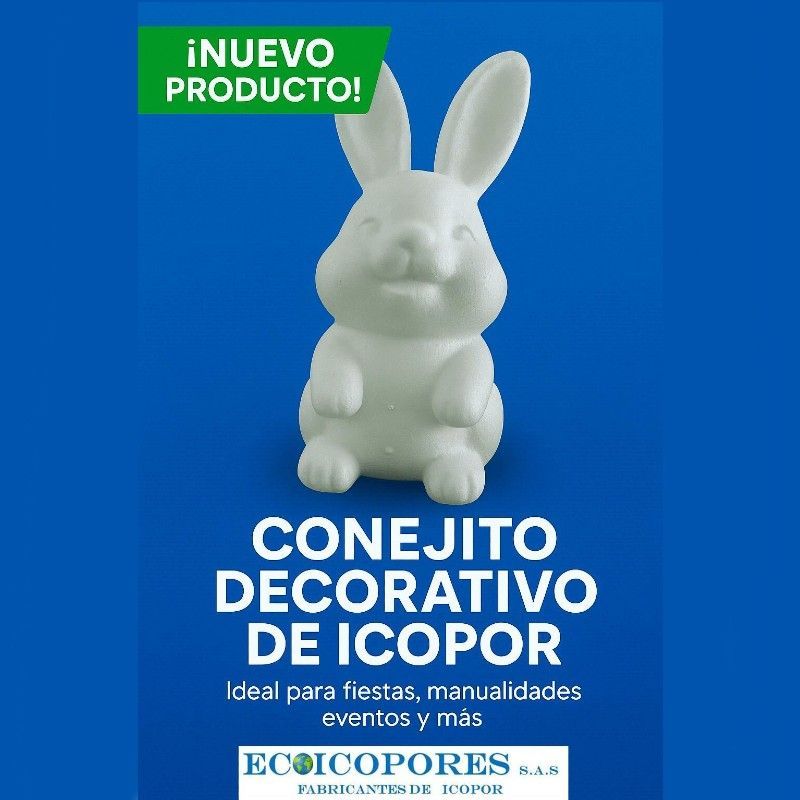 Icopor - Conejito Decorativo