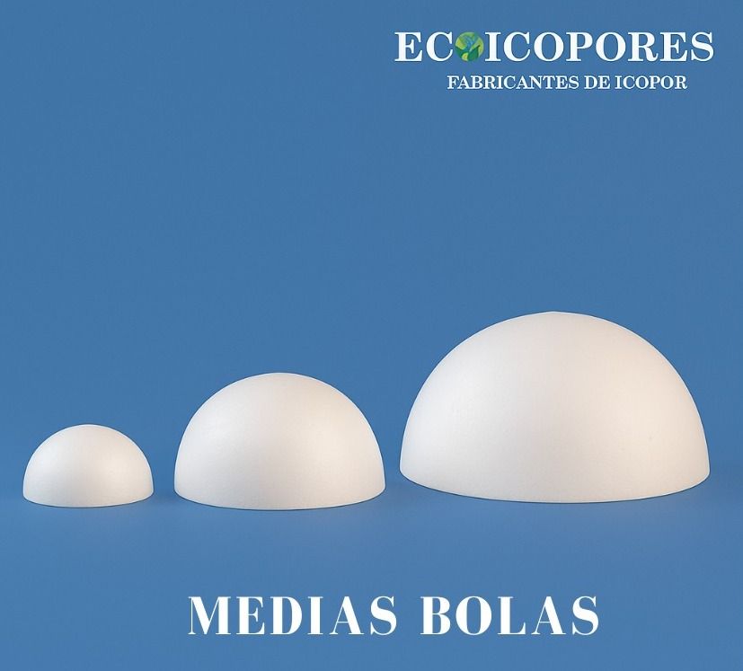 Icopor Medias Bolas