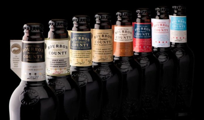 GOOSE ISLAND BREWERY - Bourbon County Stout Release 2021 GOOSE ISLAND BREWERY - Bourbon County Stout Release 2021