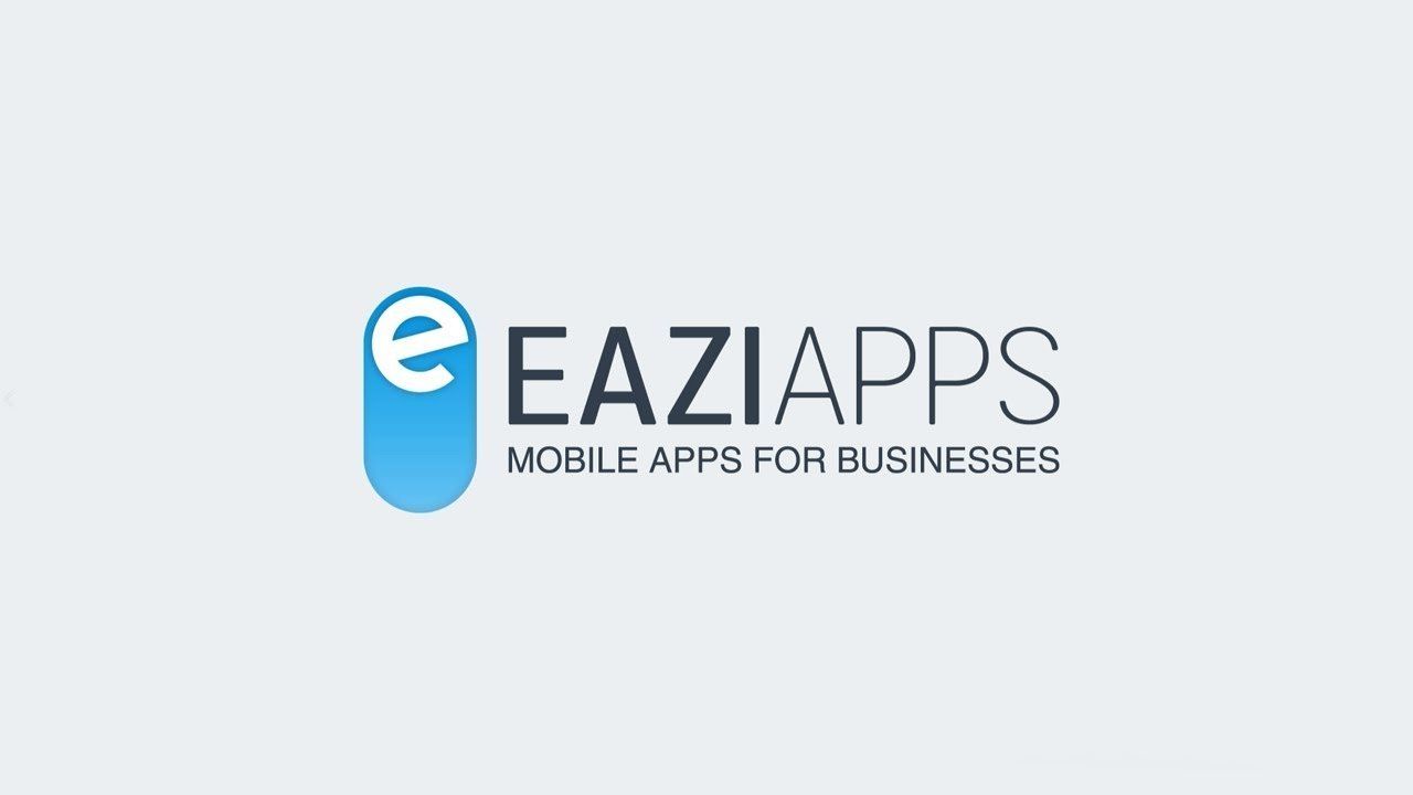 The logo for eazi apps mobile apps for businesses