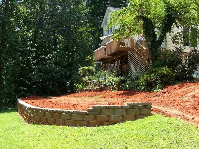 Retaining Wall — Spartanburg, SC — AAA Bobcat & Landscaping