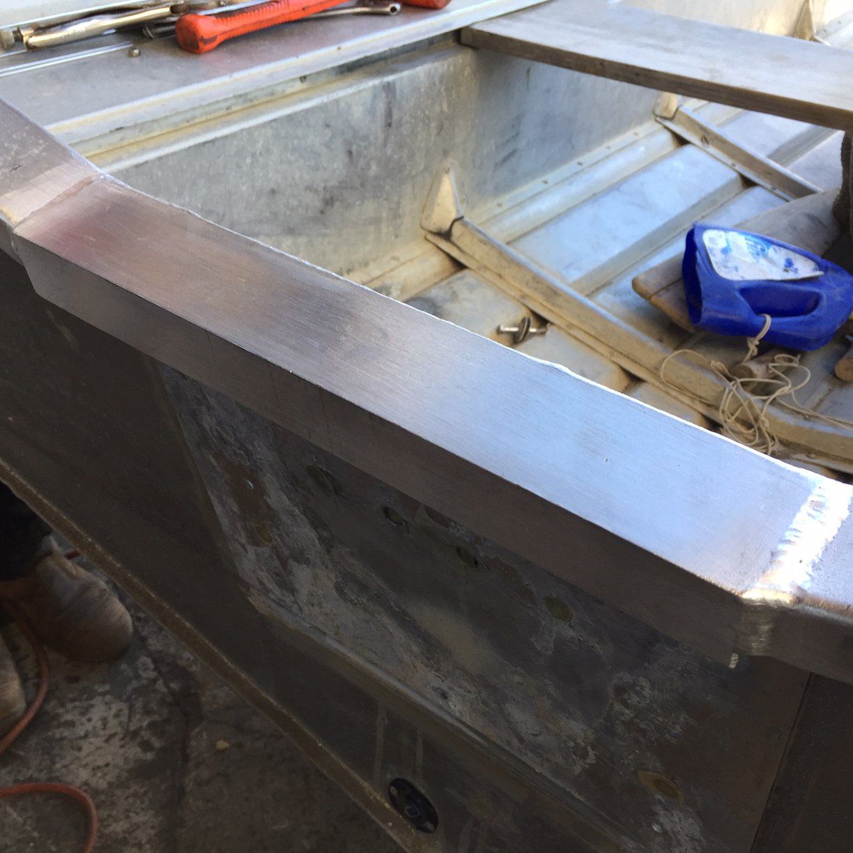 Aluminium boat repairs by GME Tradetech Engineering in Blenheim, Marlborough