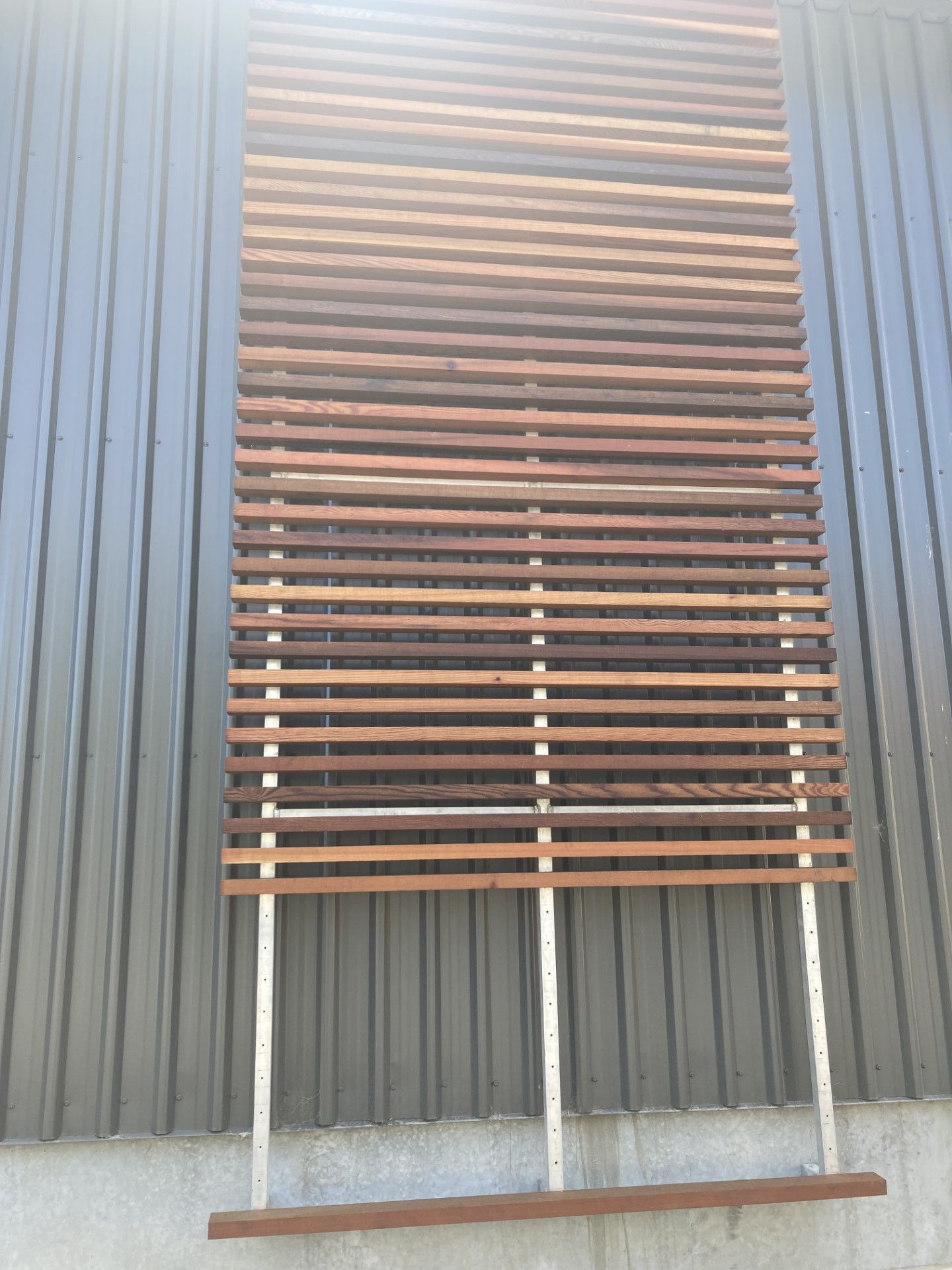 Aluminium Framing for timber feature, GME Tradetech Engineering, Marlborough
