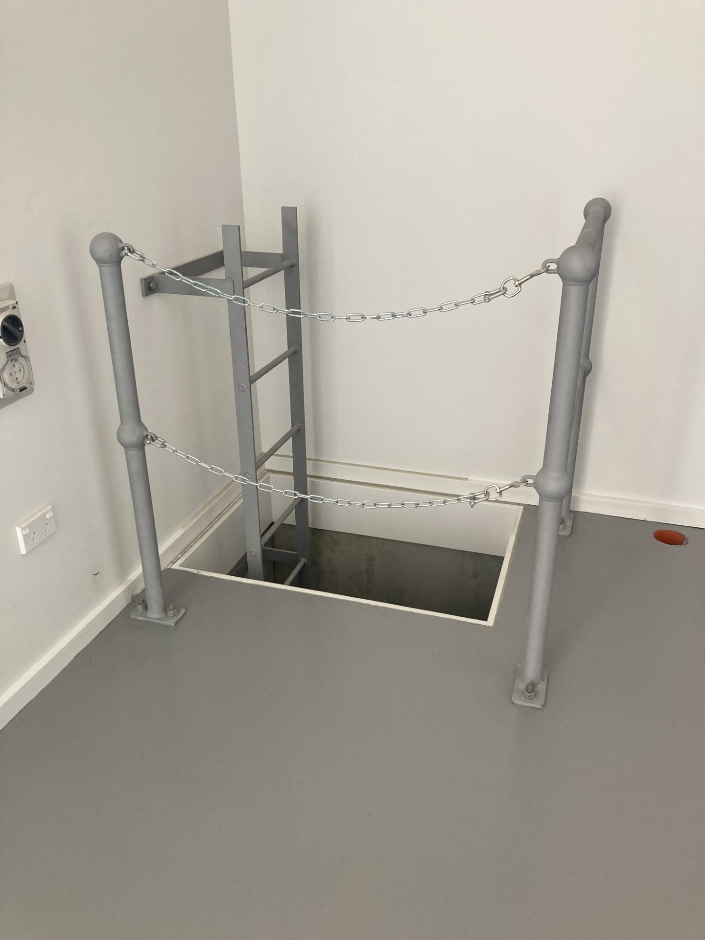 Thermal arc galvanised Mild steel ladder and safety rail, GME Tradetech Engineering, Marlborough