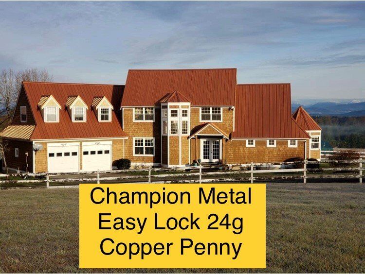 Champion Metal Copper Penny — Bellingham, WA — Mt Roofing Services LLC
