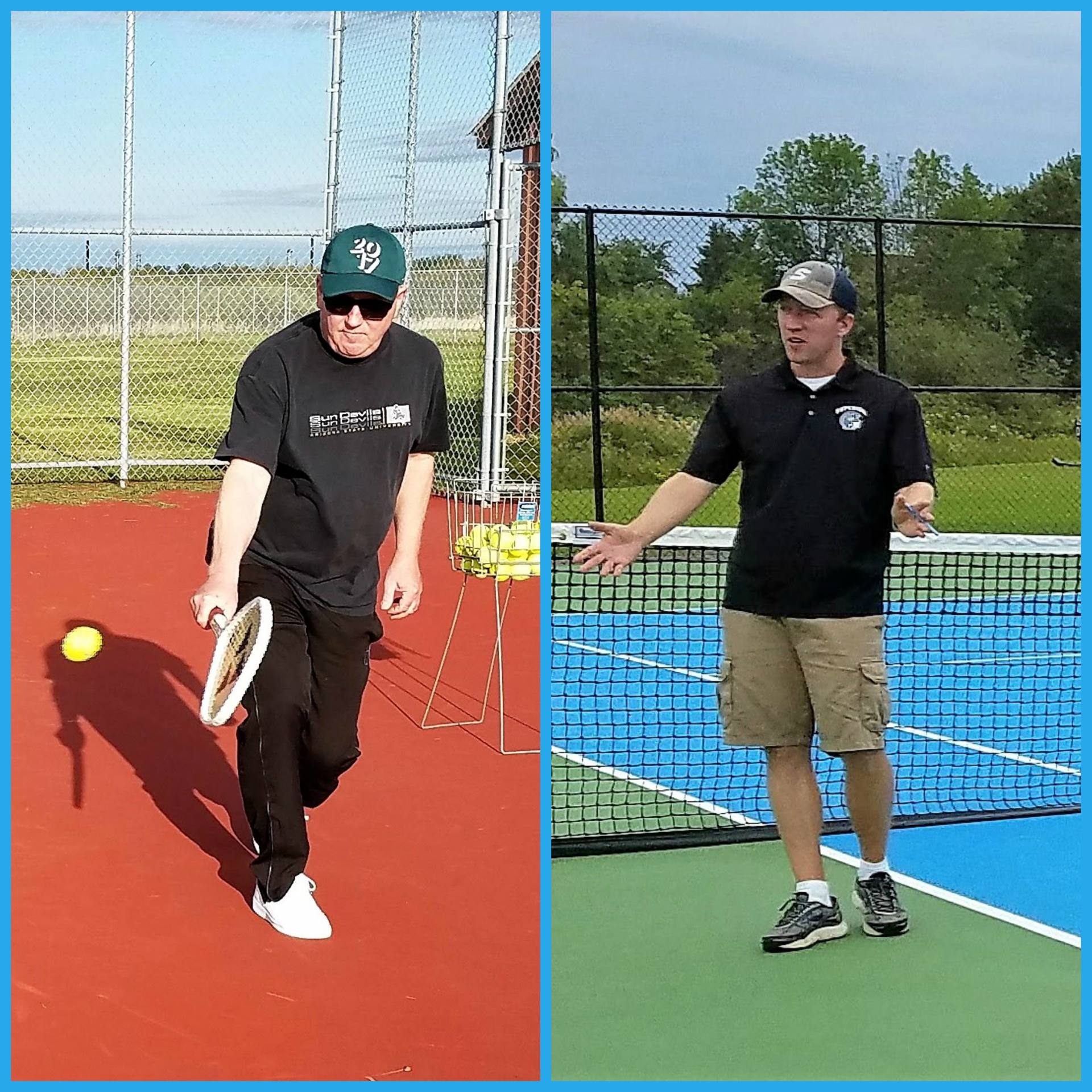 Barry Dahl and Mark Winkle, founders of Superior Tennis