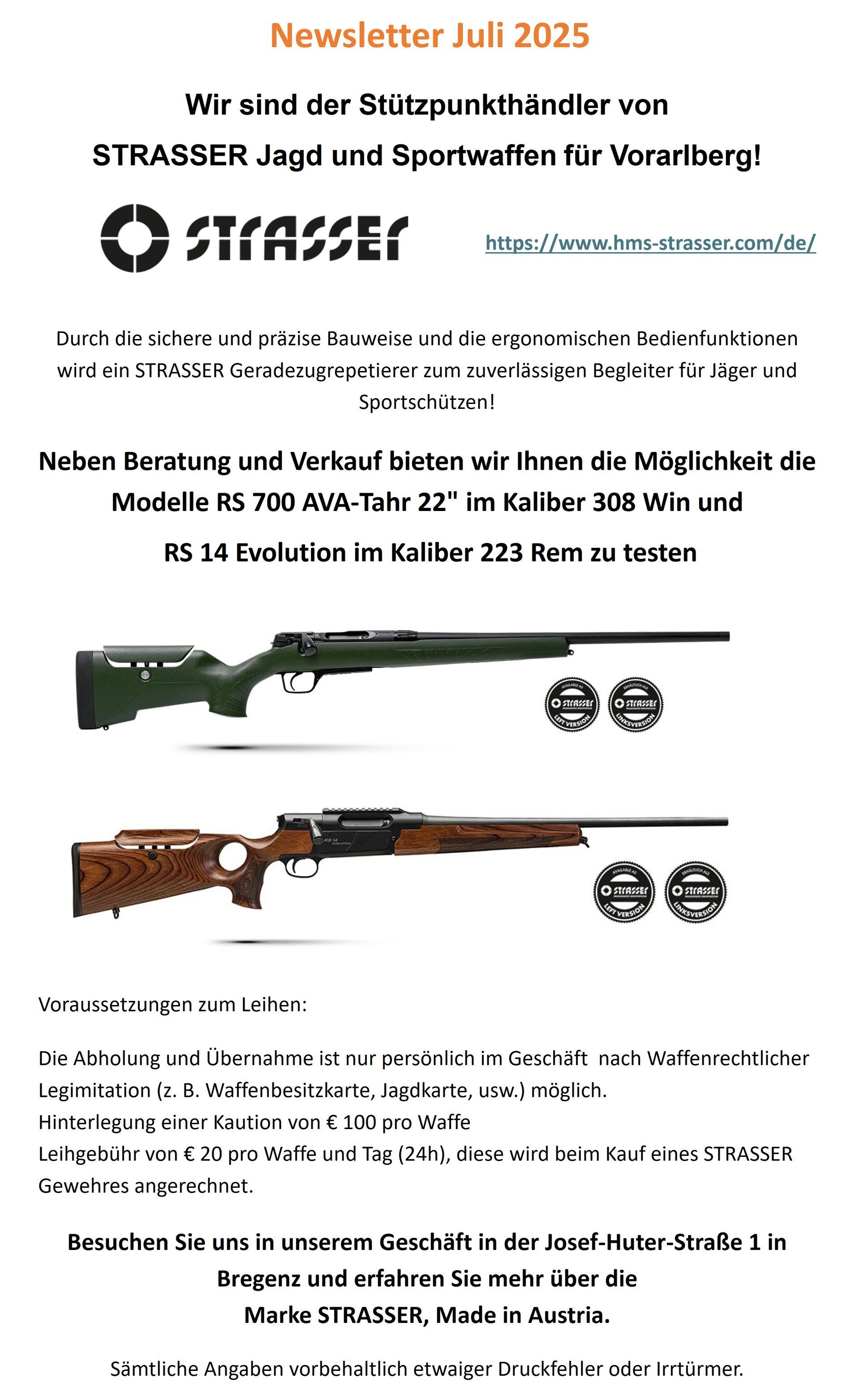 Flyer Revolver Testschießen 2024