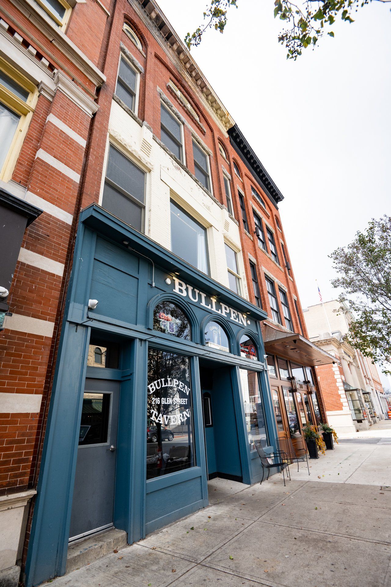bullpen tavern exterior entrance