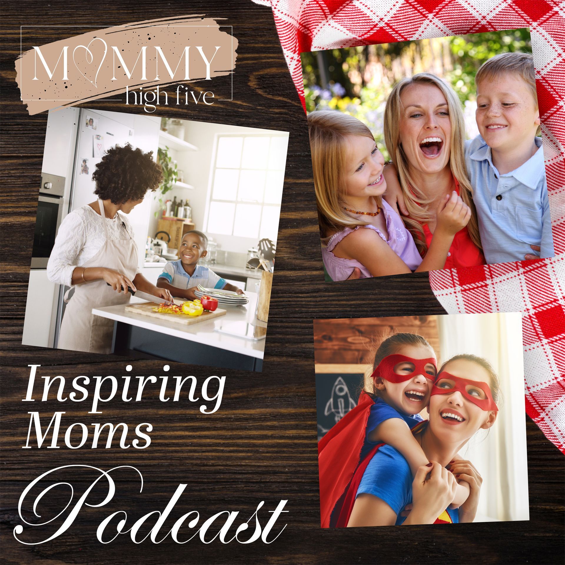 A captivating image of the podcast album art for the 'Inspiring Moms' podcast, exemplifying Rawlings Media's expertise in podcast editing. The album art features an eye-catching design with vibrant colors and typography that perfectly represents the essence of the podcast. This alt text highlights Rawlings Media's ability to create visually appealing and professional podcast artwork, enhancing the overall brand and attracting listeners with a strong visual identity.