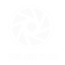 Rawlings Media logo featuring bold typography, representing professional marketing and content creation services aimed at growing businesses and establishing a polished online digital presence.