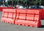 Water Filled Plastic Safety Barriers — Coachella Valley, CA — Tops N Barricades
