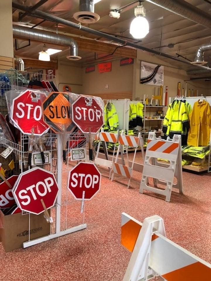 Stop and Slow Down Signs — Coachella Valley, CA — Tops N Barricades