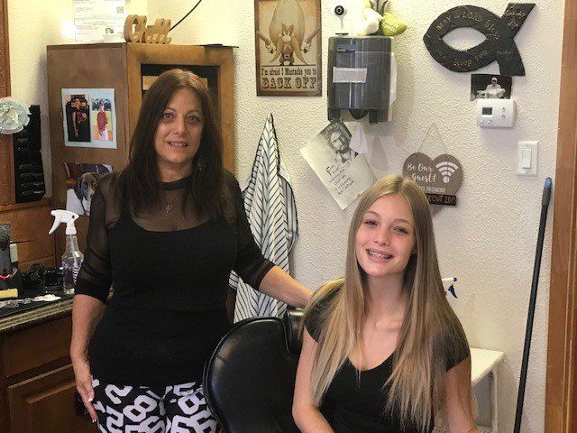 Christina and Her Daughter — Grove City, FL — The Gentlemen's Grooming Shop