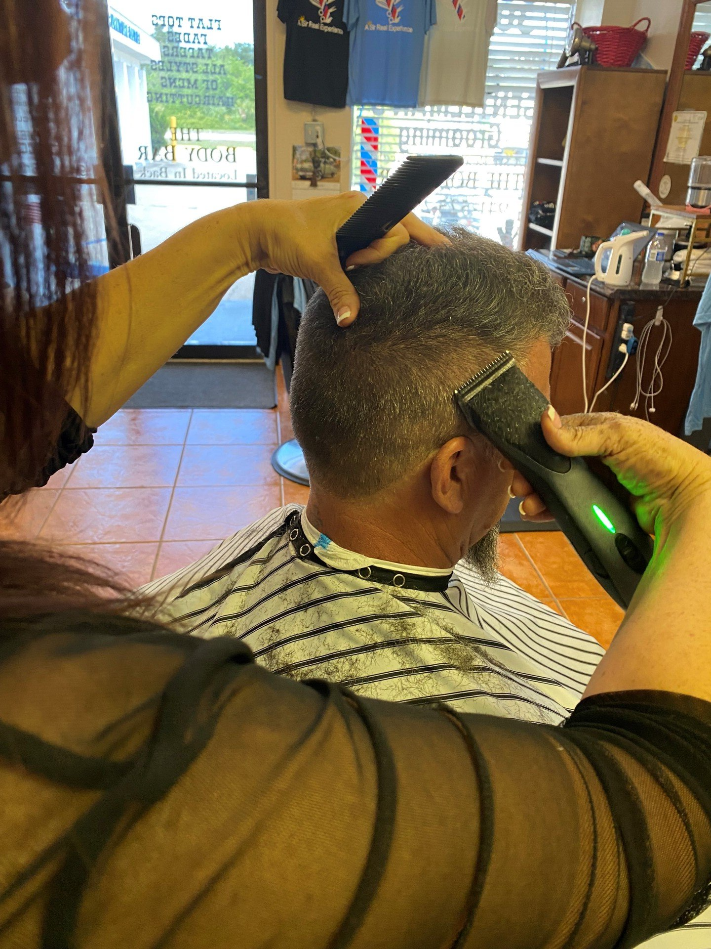 Trimming Hair — Grove City, FL — The Gentlemen's Grooming Shop