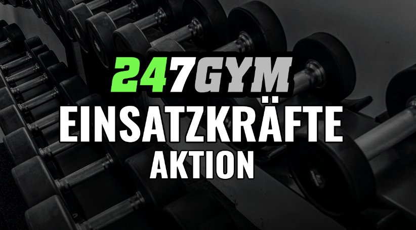 247GYM Einsatzkräfteaktion