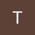 A white letter t on a brown background.