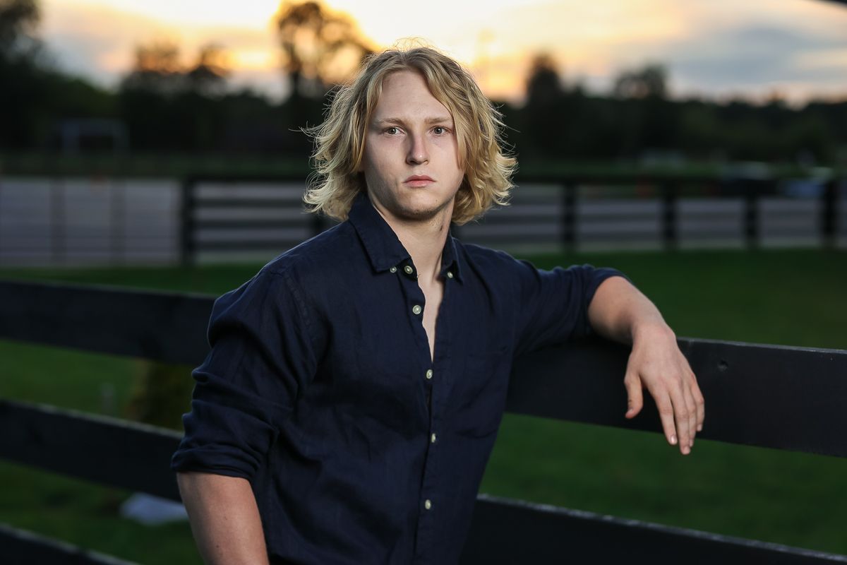 Louisville Senior Football — Louisville, KY — Maria Marchal Photography