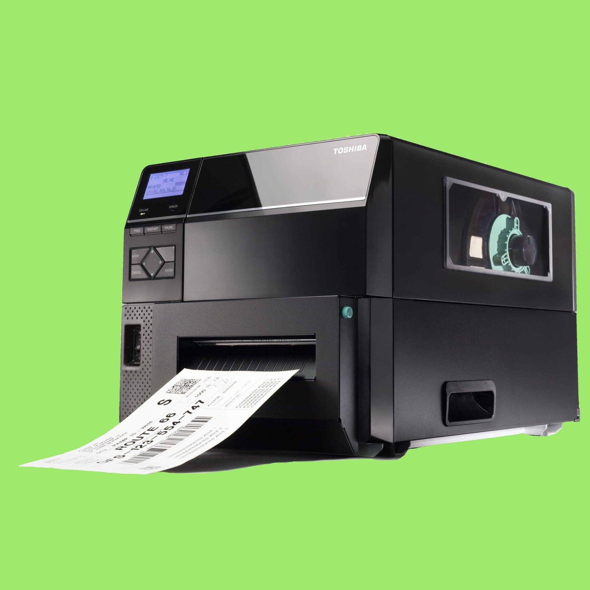 A thermal transfer printer