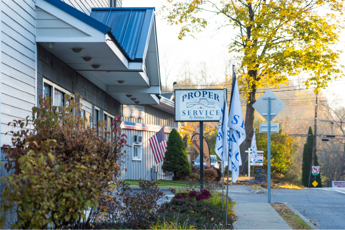 Outside of shop 7 | Proper Service of Baldwin Place