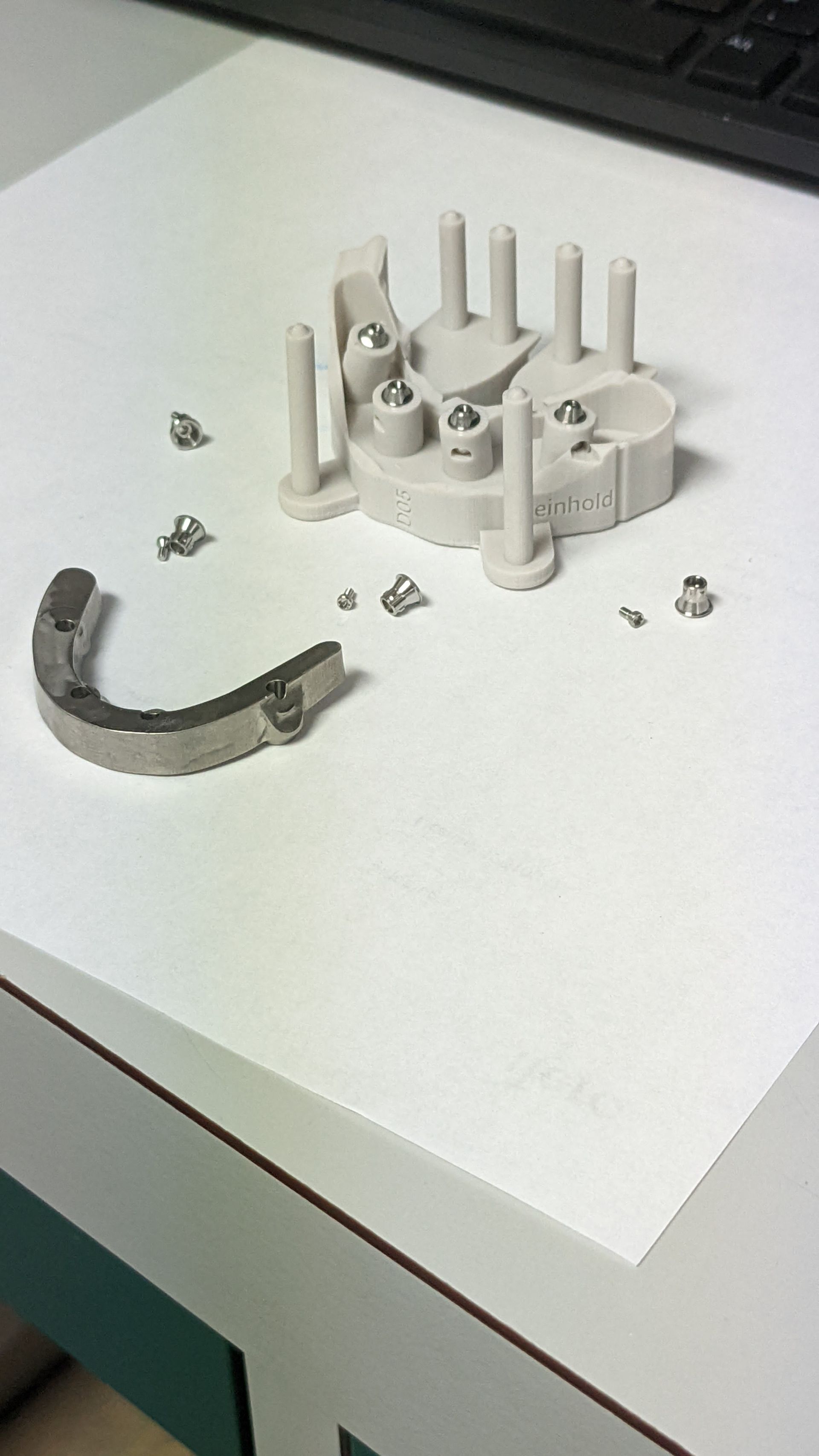 Titanium bar for Hybrid Denture