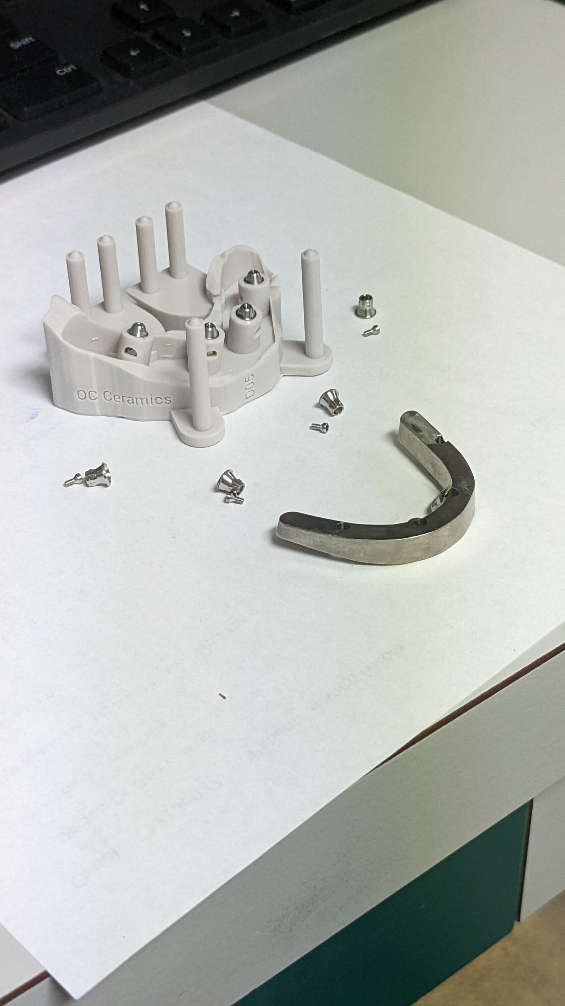 Titanium bar for Hybrid Denture