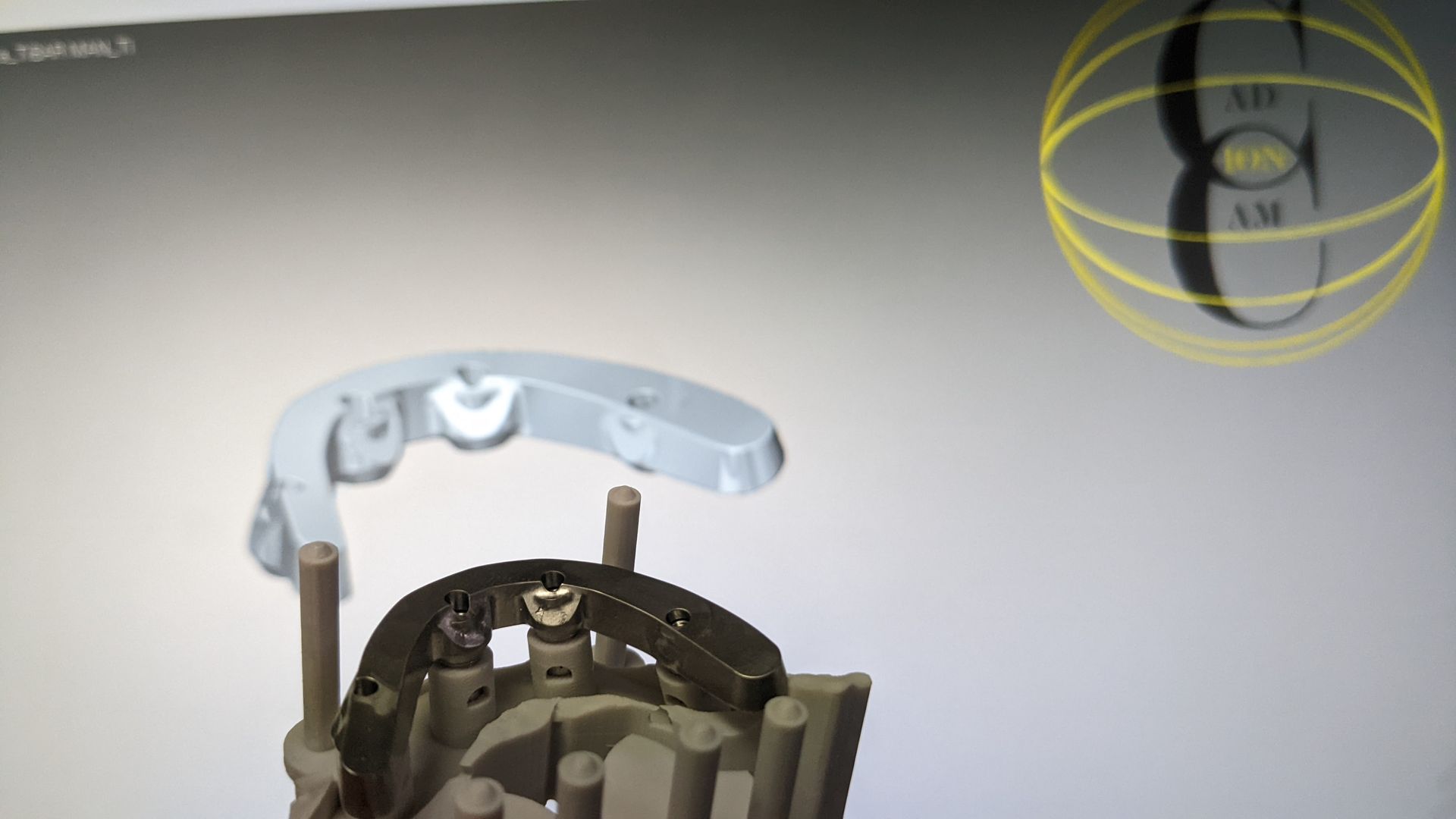 Titanium bar for Hybrid Denture