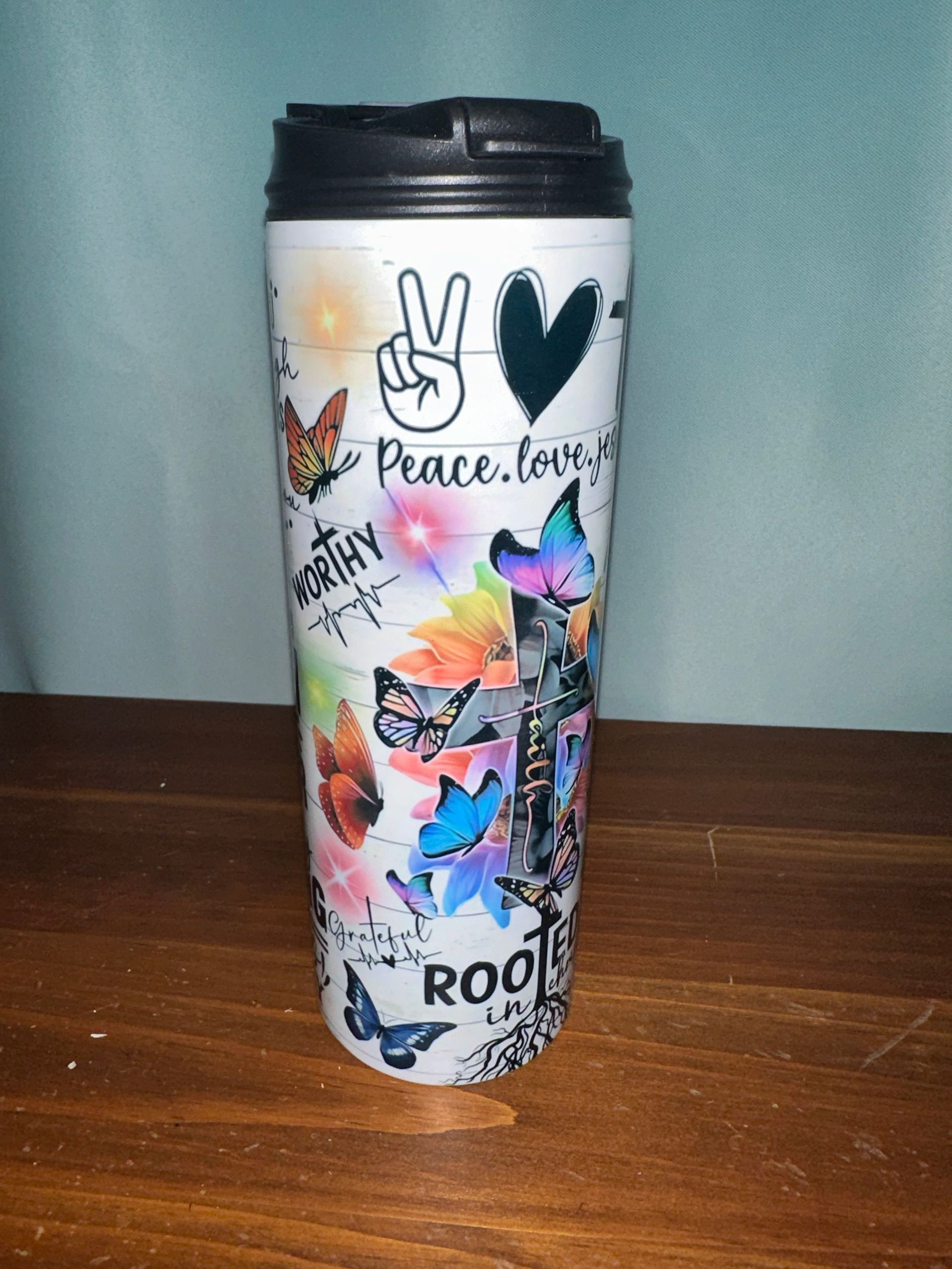 20oz Tumbler - When You Go Through Deep Waters