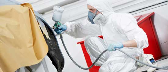 Man Doing the Car Painting — Kenner, LA — Rivertown Collision Center