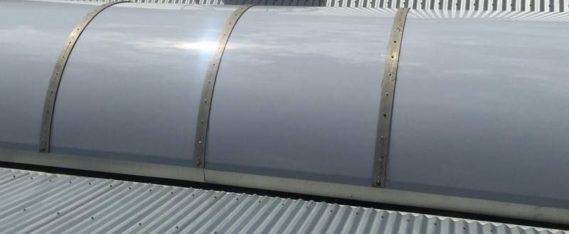 Metal roof with skylight — Lilydale, QLD — SunCity Skylights