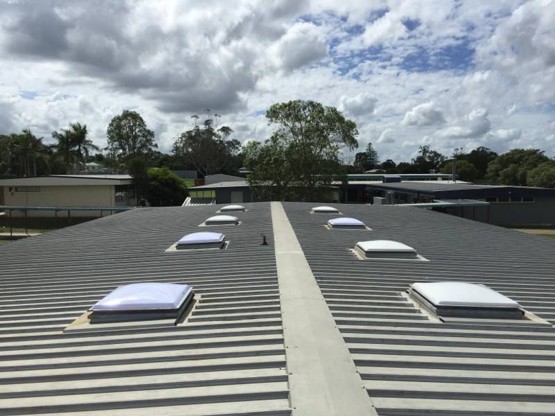 Roof with a lot of skylights — Lilydale, QLD — SunCity Skylights