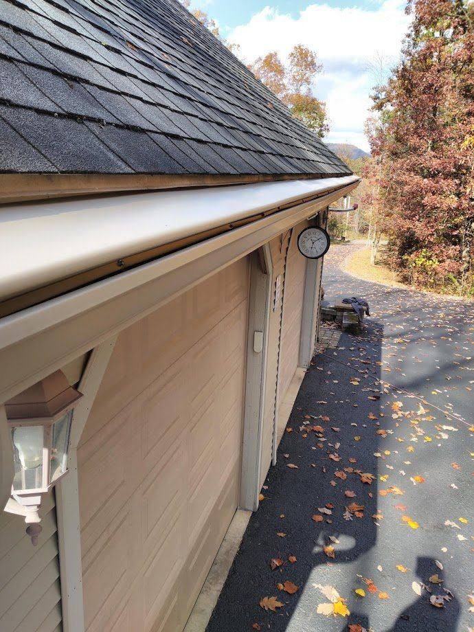 Newly Installed Gutter — Berwick, PA — F & L Gutter Systems, Inc.