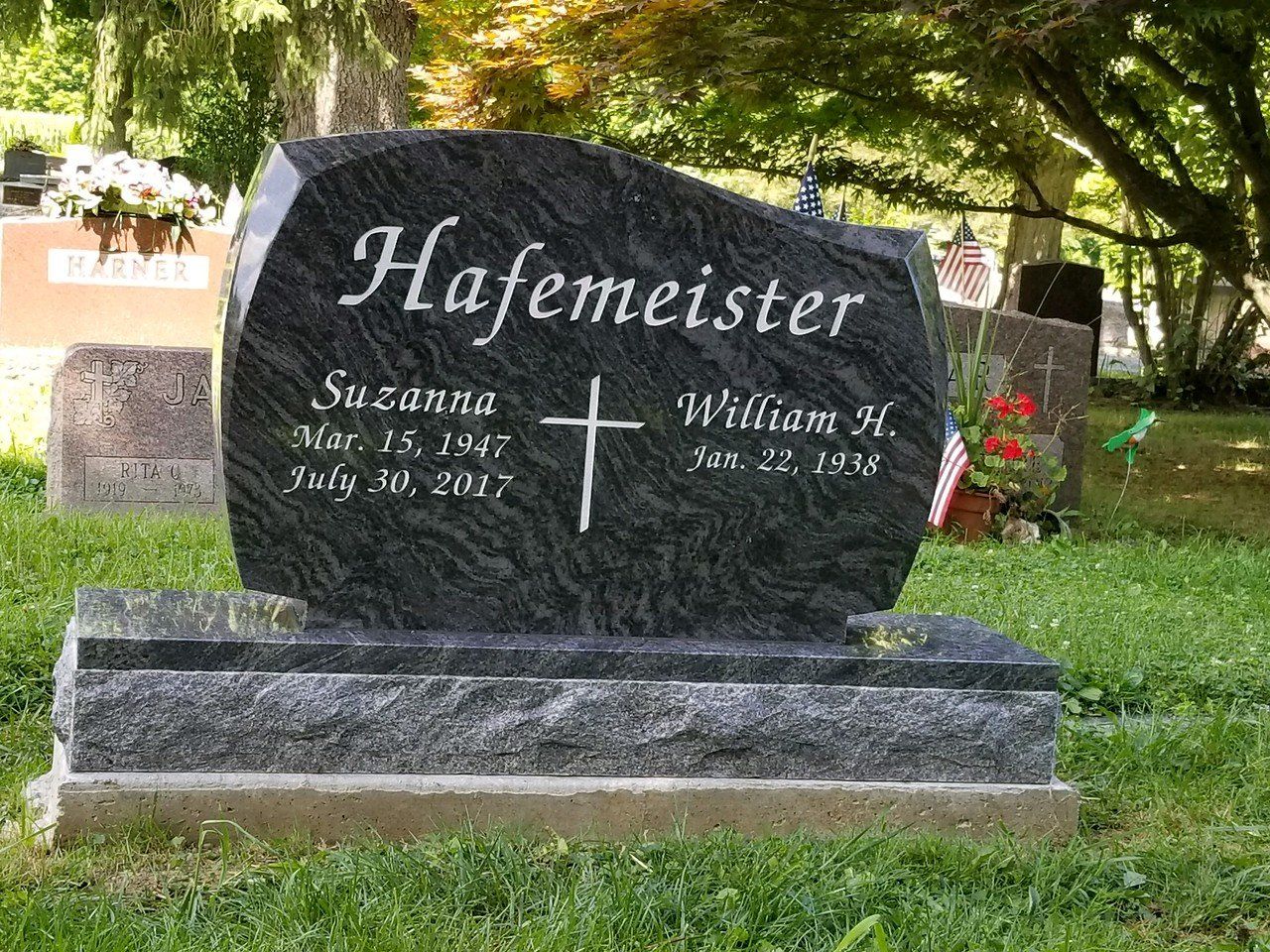 Polished Headstone Monument — Willoughby, OH  —  Northcoast Memorials