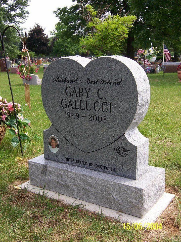 Plain Heart Shaped Monument — Willoughby, OH  —  Northcoast Memorials