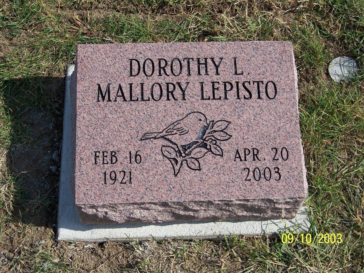 Missouri Pink Colored Slant With Engravings — Willoughby, OH — Northcoast Memorials