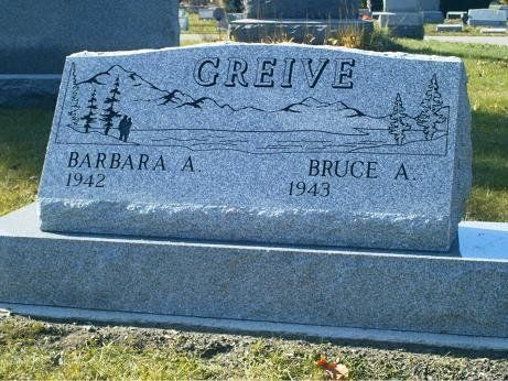 3 Ft. Double Slant With A Base With Landscape Engraved — Willoughby, OH — Northcoast Memorials