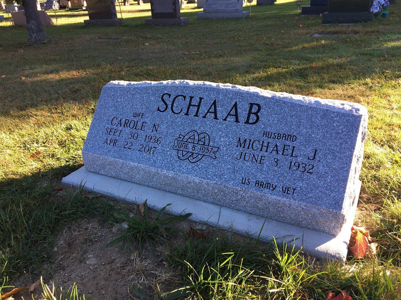 3 Ft. Double Slant Silver Color — Willoughby, OH — Northcoast Memorials