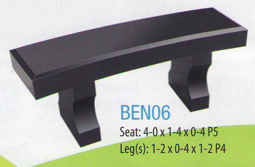 Ben06 Bench Sample — Willoughby, OH  —  Northcoast Memorials