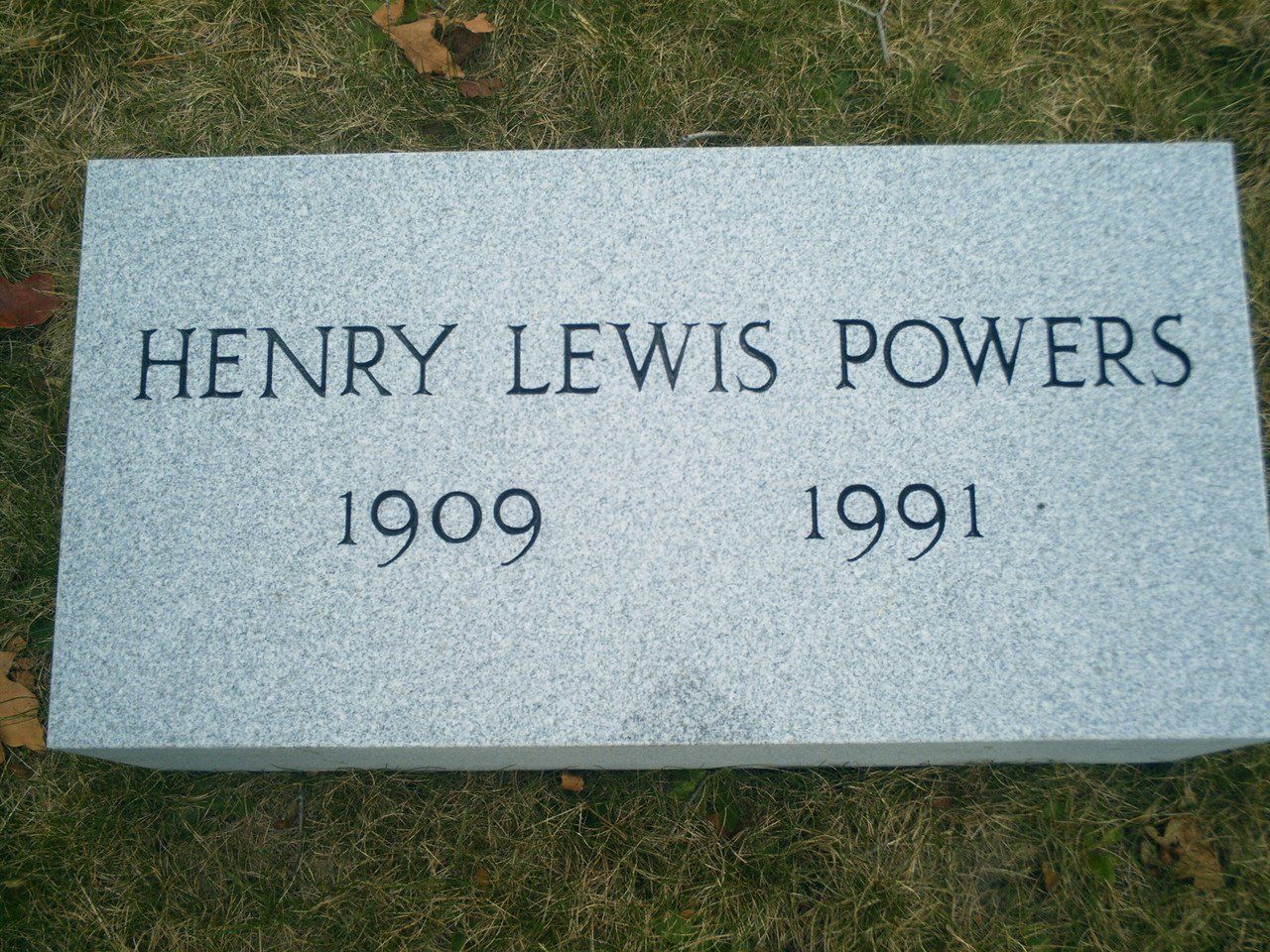 Plain Granite Flush Marker — Willoughby, OH  —  Northcoast Memorials