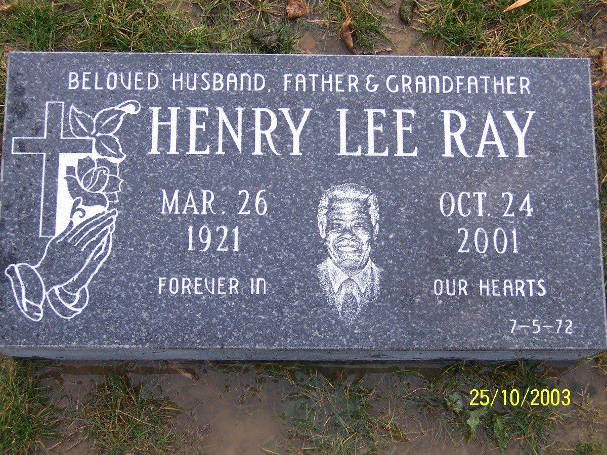 Carved Praying Hands Flush Marker — Willoughby, OH  —  Northcoast Memorials